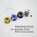 Proti Forged Titanium Adjuster Knob for Brembo RCS / Corsa Corta Master Cylinders Proti Forged Titanium Adjuster Knob for Brembo RCS / Corsa Corta Master Cylinders